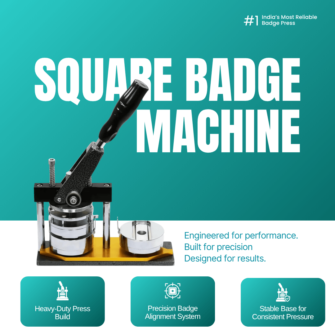 Square Badge Machine